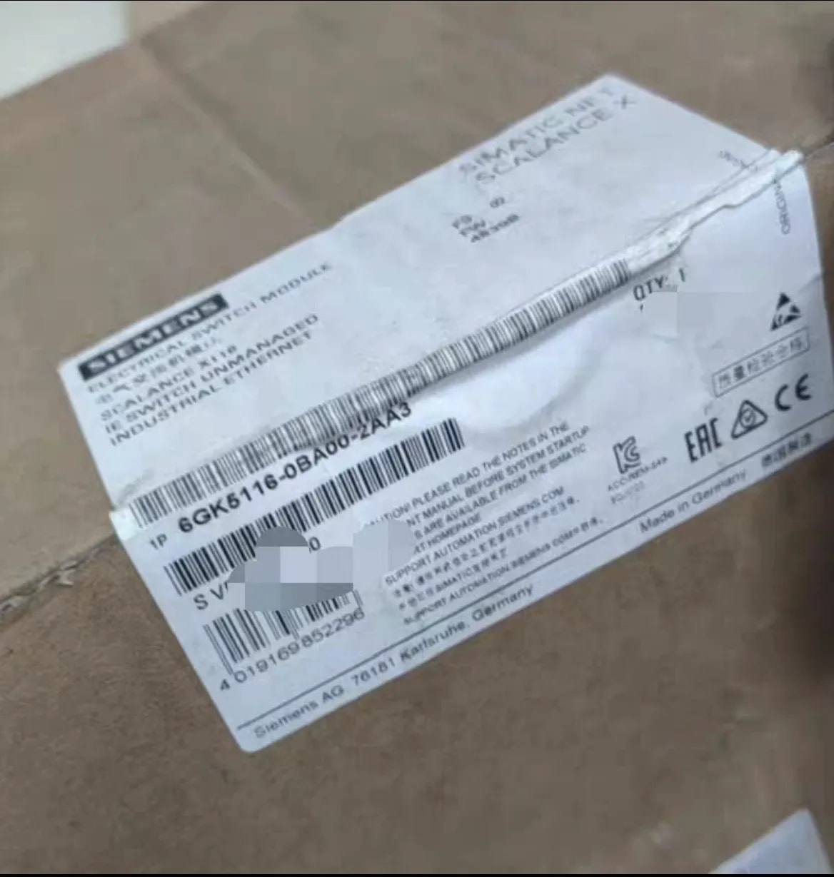 Siemens 7KM3220-0BA01-1 DA0 SENTRON PAC3220